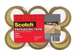 3M Scotch Packing Tape Brown - 6 Pack-Storage King