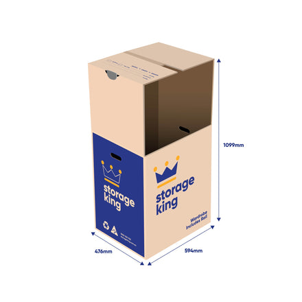 Wardrobe Box with Rail