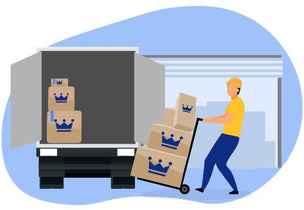 An illustration of a professional removalist carefully loading boxes into a Storage King unit, representing our trusted moving assistance service. We demonstrate our expertise by coordinating with experienced partners to ensure your belongings are handled with professional care for a seamless move.