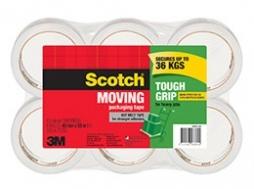 3M Scotch Tough Grip Moving Tape 50m - 6 pack-Storage King