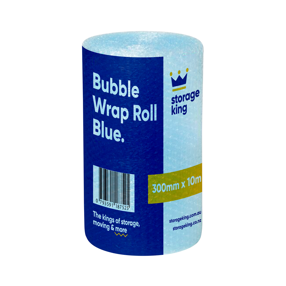Storage King Bubble Wrap 300mm x 10m Blue