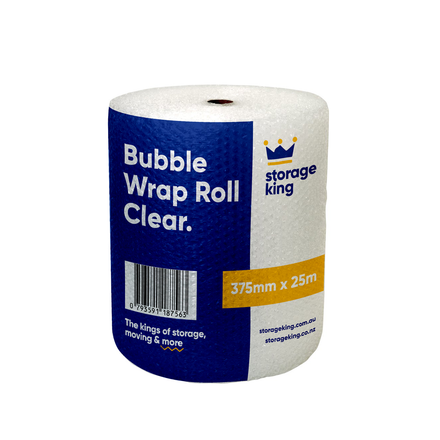 375mm x 25m Bubble Wrap Roll Clear