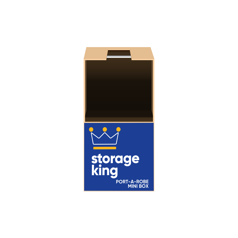Storage King | Mini Port-a-Robe | Cardboard Boxes